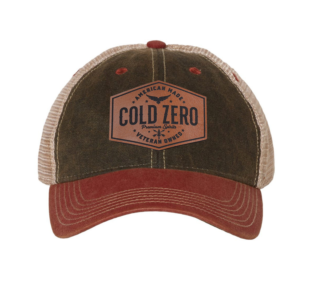 Cold Zero Leather Patch Dad Hat