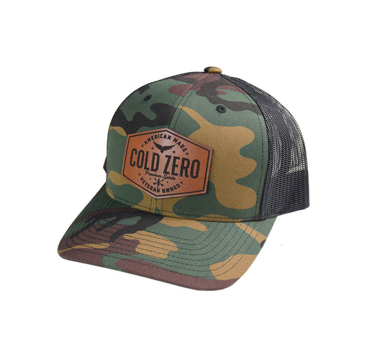 Cold Zero Leather Patch SnapBack